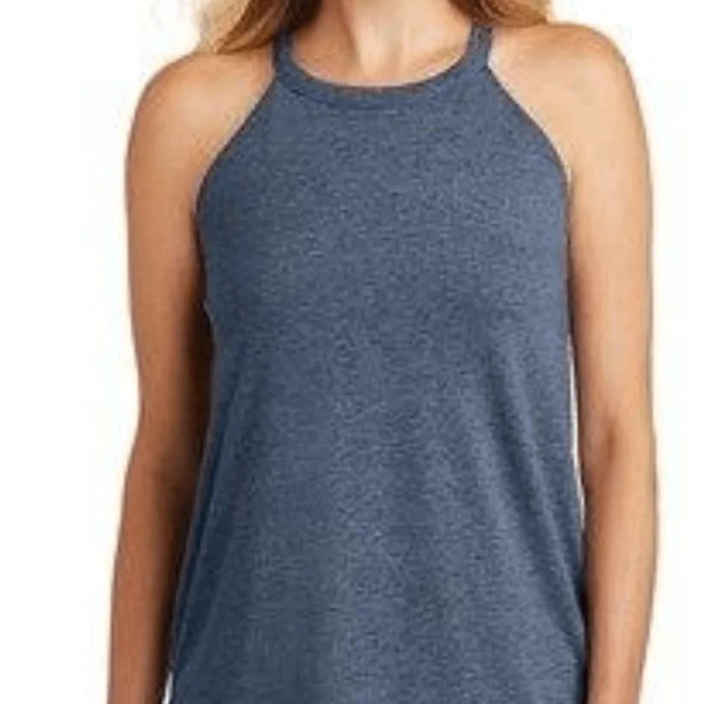 Navy Tri Rocker Tank - Picture 1 of 2